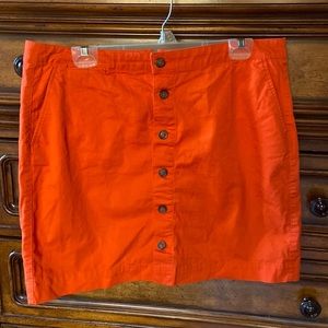 EUC WOMENS ORANGE GAP SKIRT SIZE 14